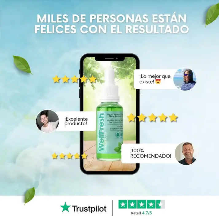 Well Fresh™ | Gotas naturales para el mal aliento + 4 Regalos 🎁